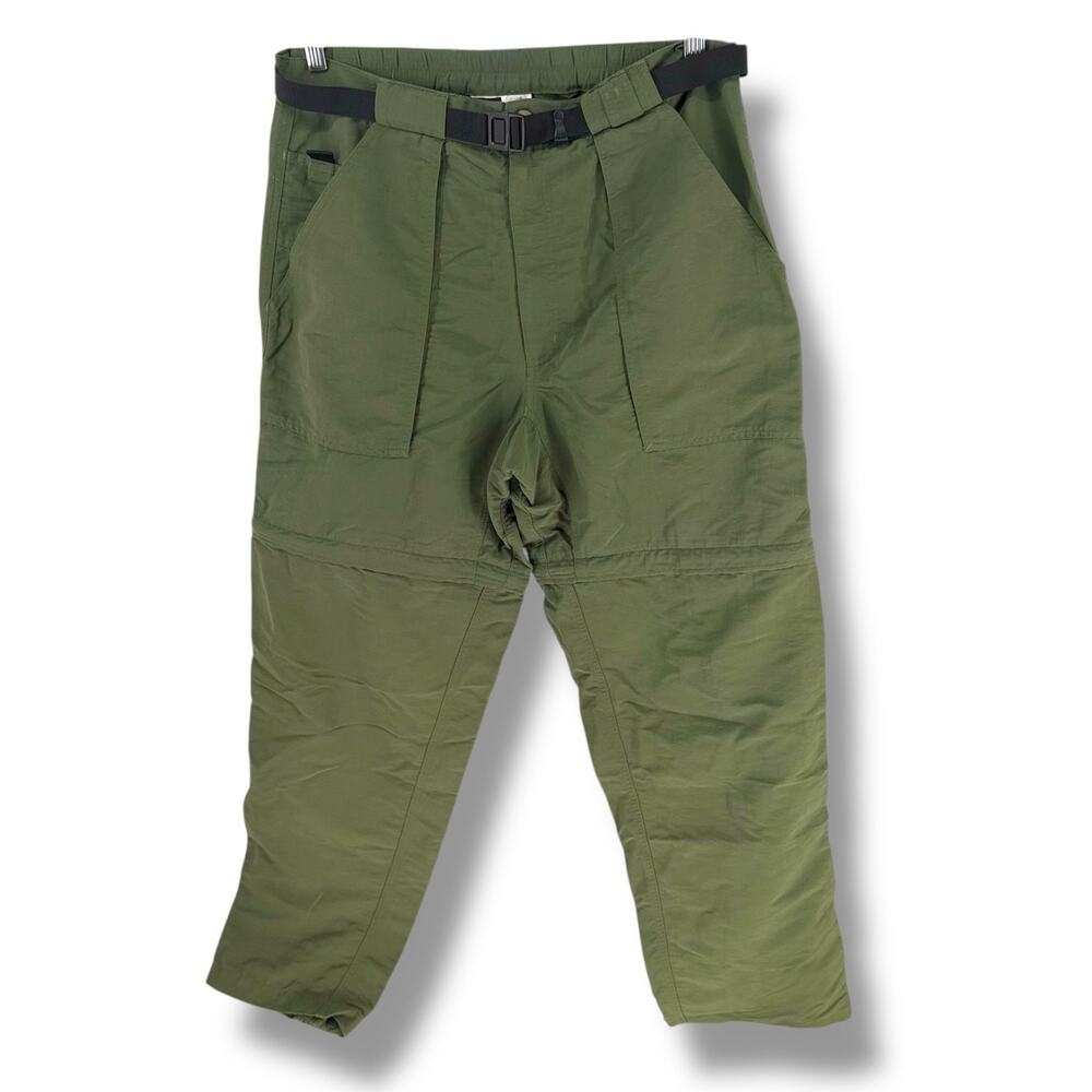 The North Face Paramount Convertible Pants Zip Off Mens M Hiking Green Gorpcore